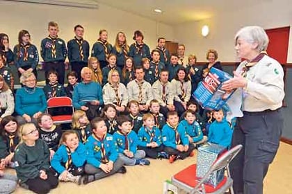 Birthday celebrations for local Scout Leader