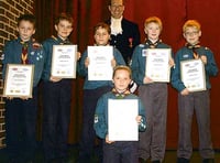 Silver awards for Scout Group members