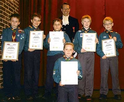 Silver awards for Scout Group members