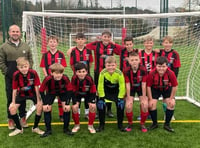 New kit for Tenby Under 12s soccer starlets