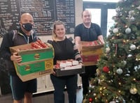 'Together Stronger' volunteers deliver goodie bags to New Hedges