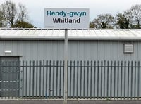 Whitland station footbridge temporarily out of action