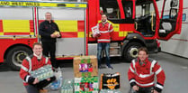 Festive thanks to frontline firefighters during the pandemic