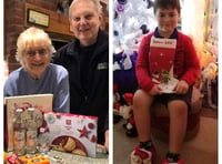 Generous festive treats delivered to the doors of New Hedges' senior citizens