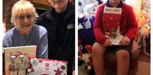 Generous festive treats delivered to the doors of New Hedges' senior citizens