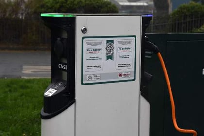 Locations of electric vehicle charging points provided across Pembrokeshire’s car parks