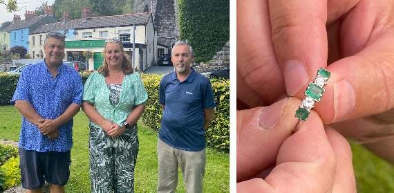 Tenby metal detecting enthusiasts reunite owner with precious ring