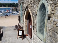 RNLI Flower festival and Hymns of Praise at St Julian's Church Tenby