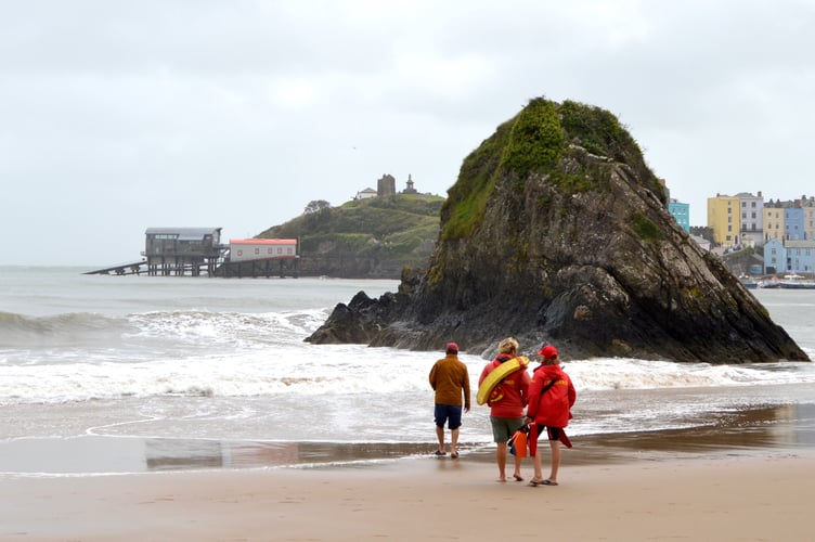 RNLI lifeguards Tenby