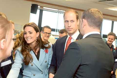 Blast from the Past: The Prince and Princess of Wales, then known as The Duke and Duchess of Cambridge, seen on a visit to Valero Pembroke Refinery in 2014  to help mark 50 years of operations at the site.