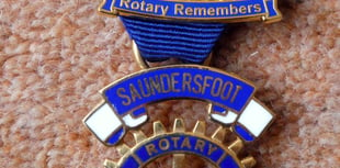 Saundersfoot Rotary Club: ‘We will remember them.’