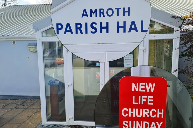 Amroth Parish Hall, Summerhill, where New Life Church meets on Sunday