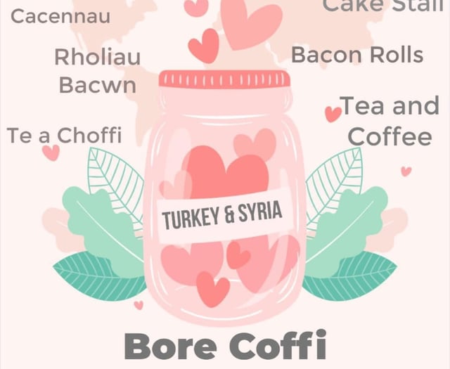  Community Coffee Morning for Turkey and Syrian earthquake victims