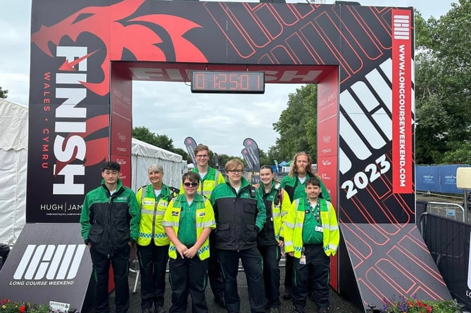 Some Dyfed County volunteers at the recent Long Course weekend event in Pembrokeshire.