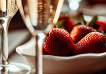 Strawberries and Prosecco for St Issell’s WI, Saundersfoot