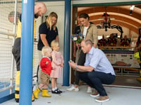 St Davids RNLI welcome HRH The Prince and Princess of Wales