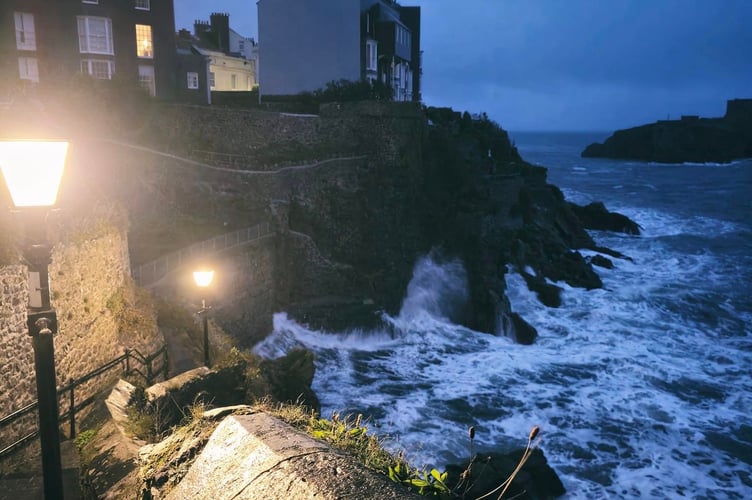 High tide at Tenby