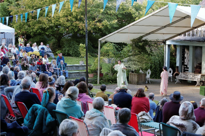 Shakespeare performance at Lampeter House, Narberth