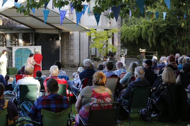 Shakespeare performance at Lampeter House, near Narberth