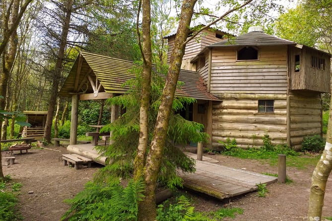 Woodland lodge at Hilton Court Gardens (Pictured in 2019)