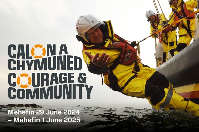 RNLI Courage and Community exhibition poster