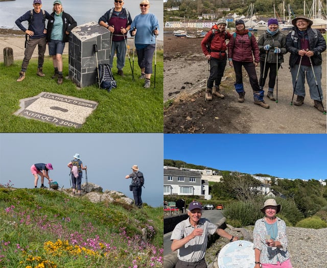 Video highlights of Clare’s 186-mile Pembrokeshire Coast Path walk