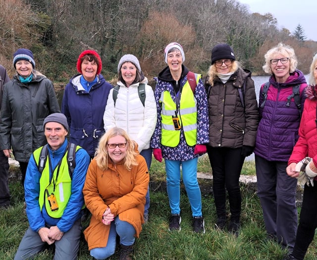 PHOTO REEL: Steps2Health walkers brave November cold, wind and rain